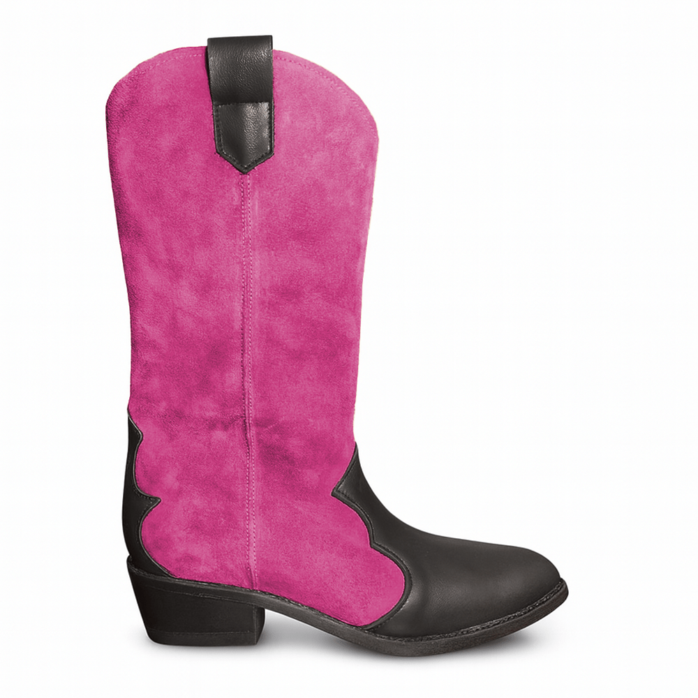 Identità Stivali NICOL SCAMOSCIATO FUCSIA