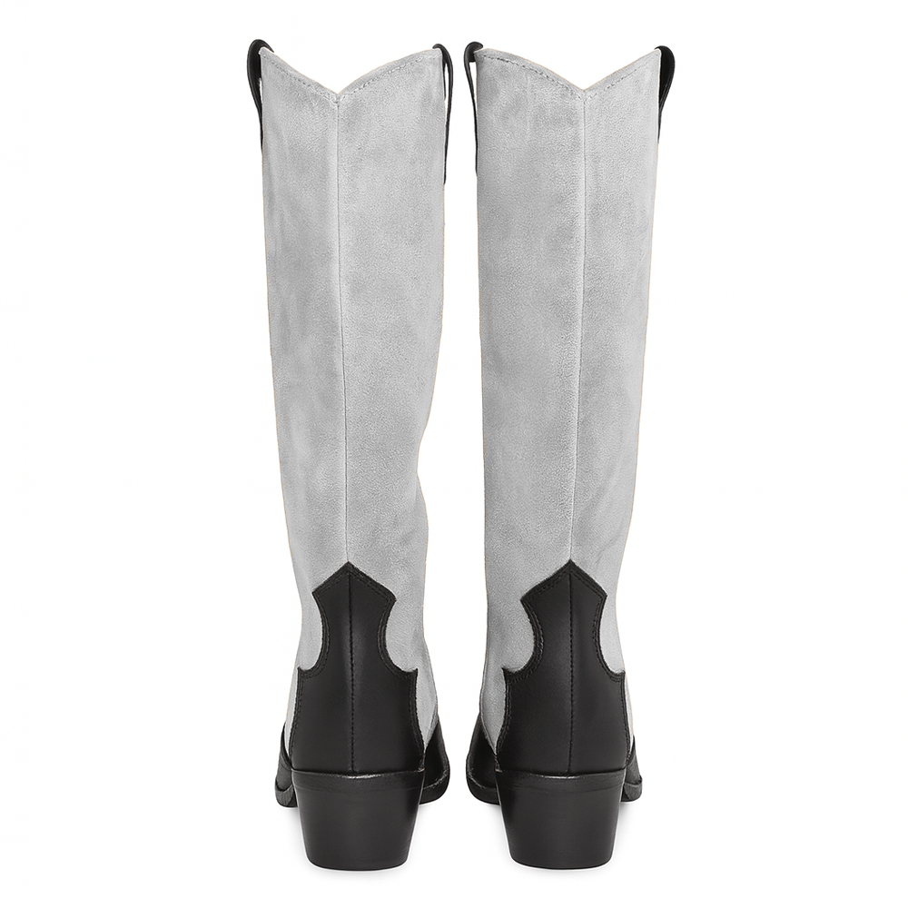 Identità Stivali NICOL SCAMOSCIATO GRIGIO