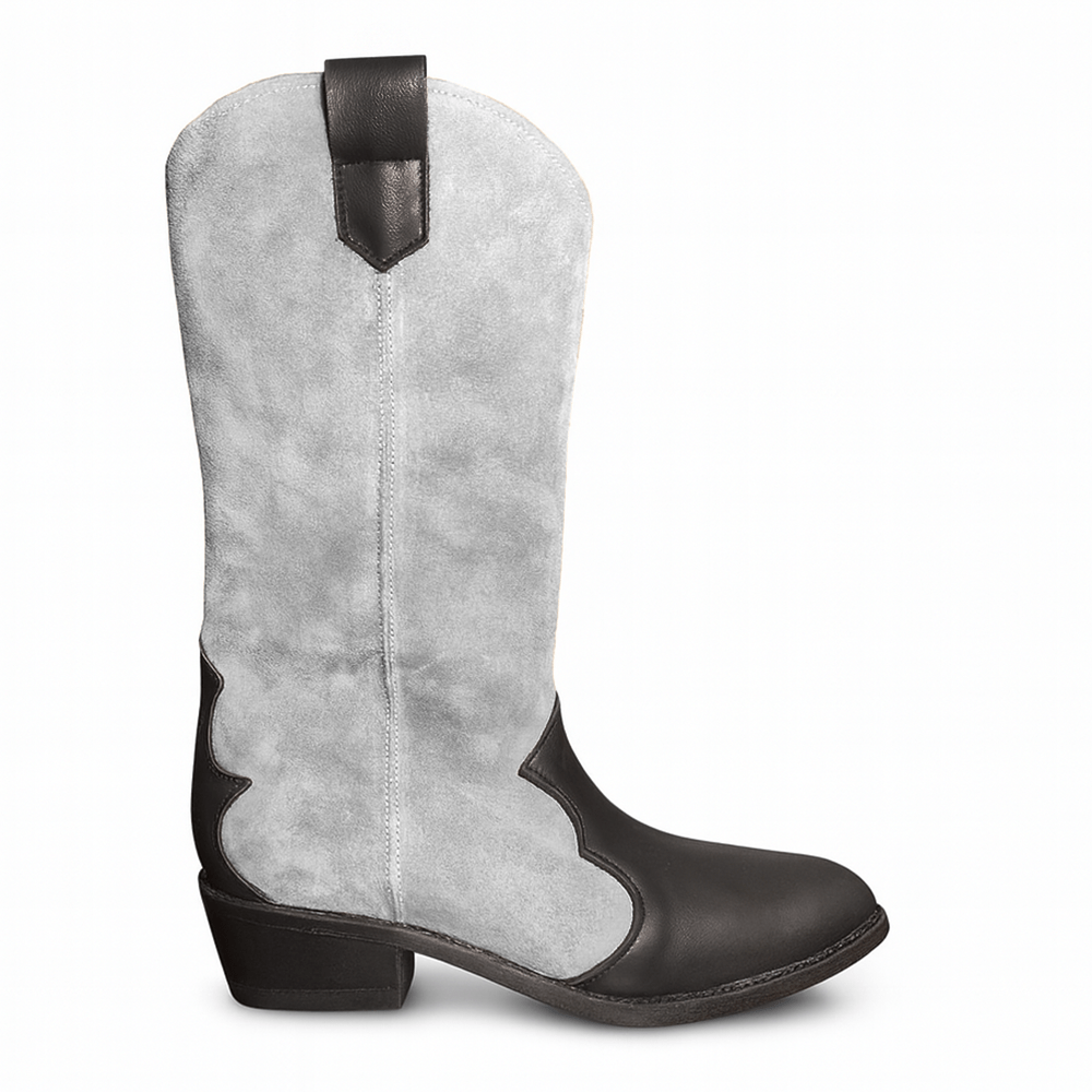 Identità Stivali NICOL SCAMOSCIATO GRIGIO