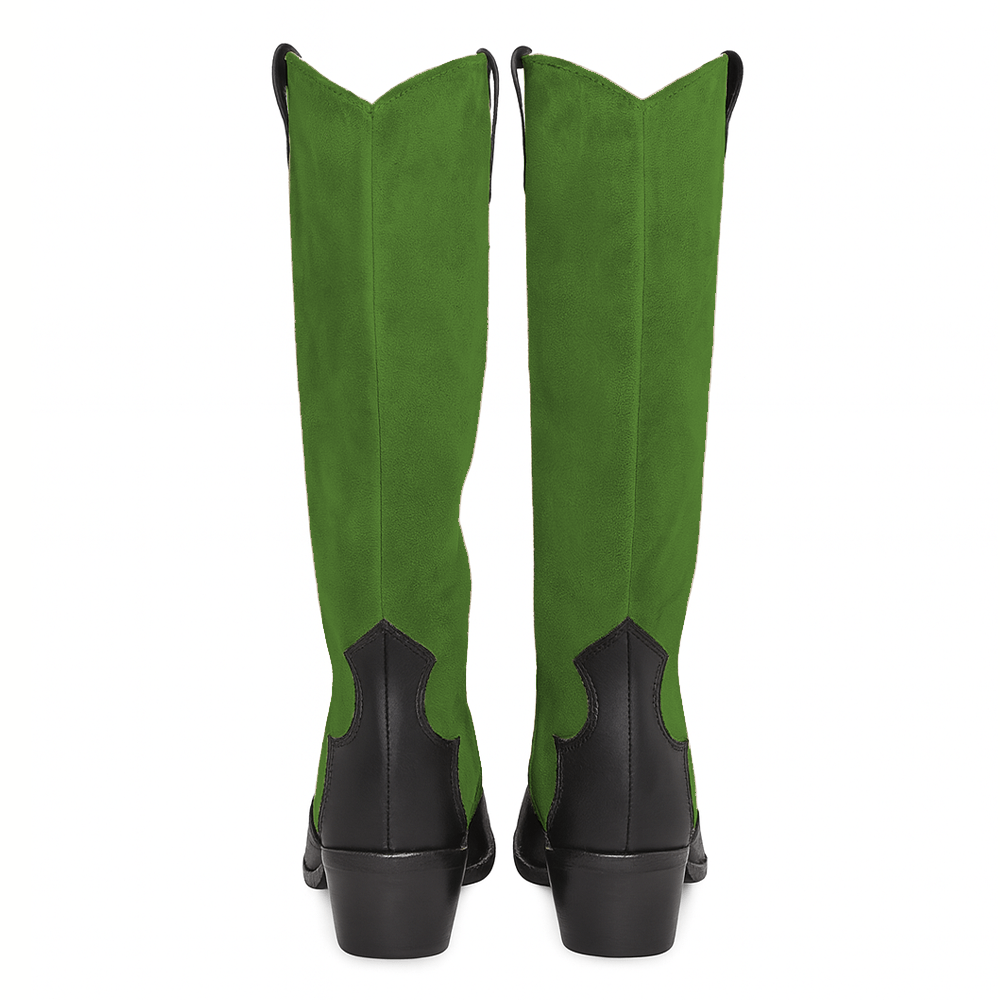 Identità Stivali NICOL SCAMOSCIATO VERDE