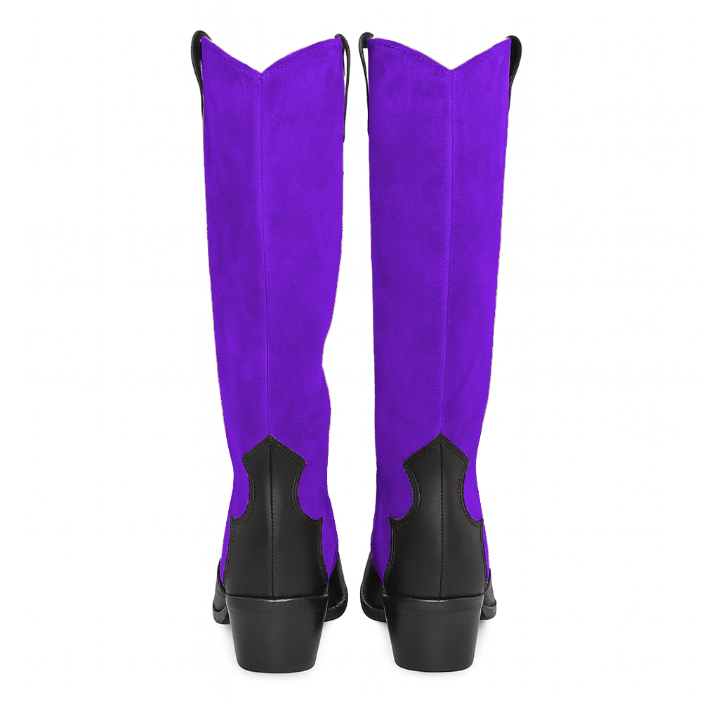 Identità Stivali NICOL SCAMOSCIATO VIOLA