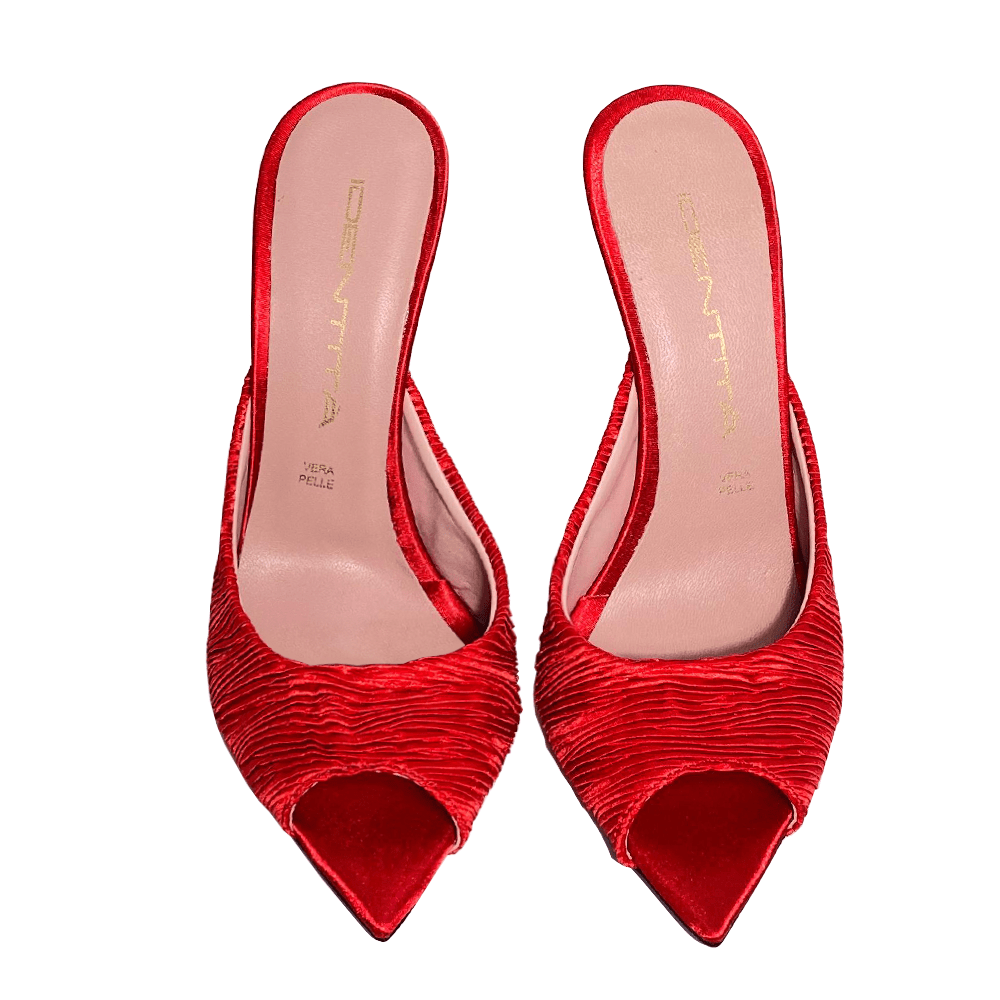 Identità Mules KATIA RASO/SETA ROSSO