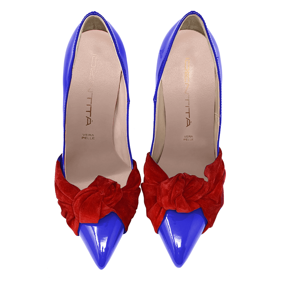 Identità Décolleté SARAH VERNICE BLUETTE/ROSSO