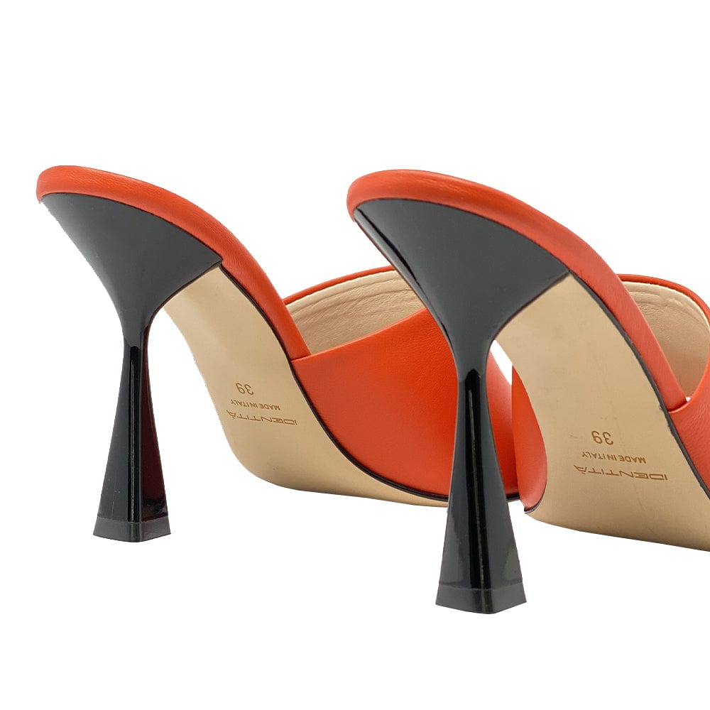 Identità Mule ROSE PELLE ROSSO