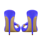 Identità Mules ELEONOR PELLE BLU