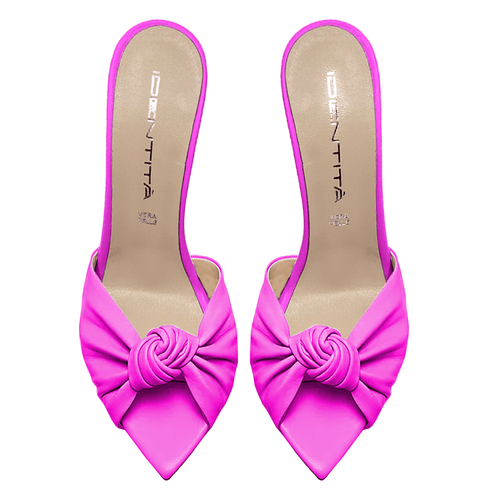Identità Mules ELEONOR PELLE FUCSIA