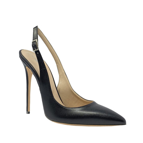 Slingback pump Emily black leather Wo