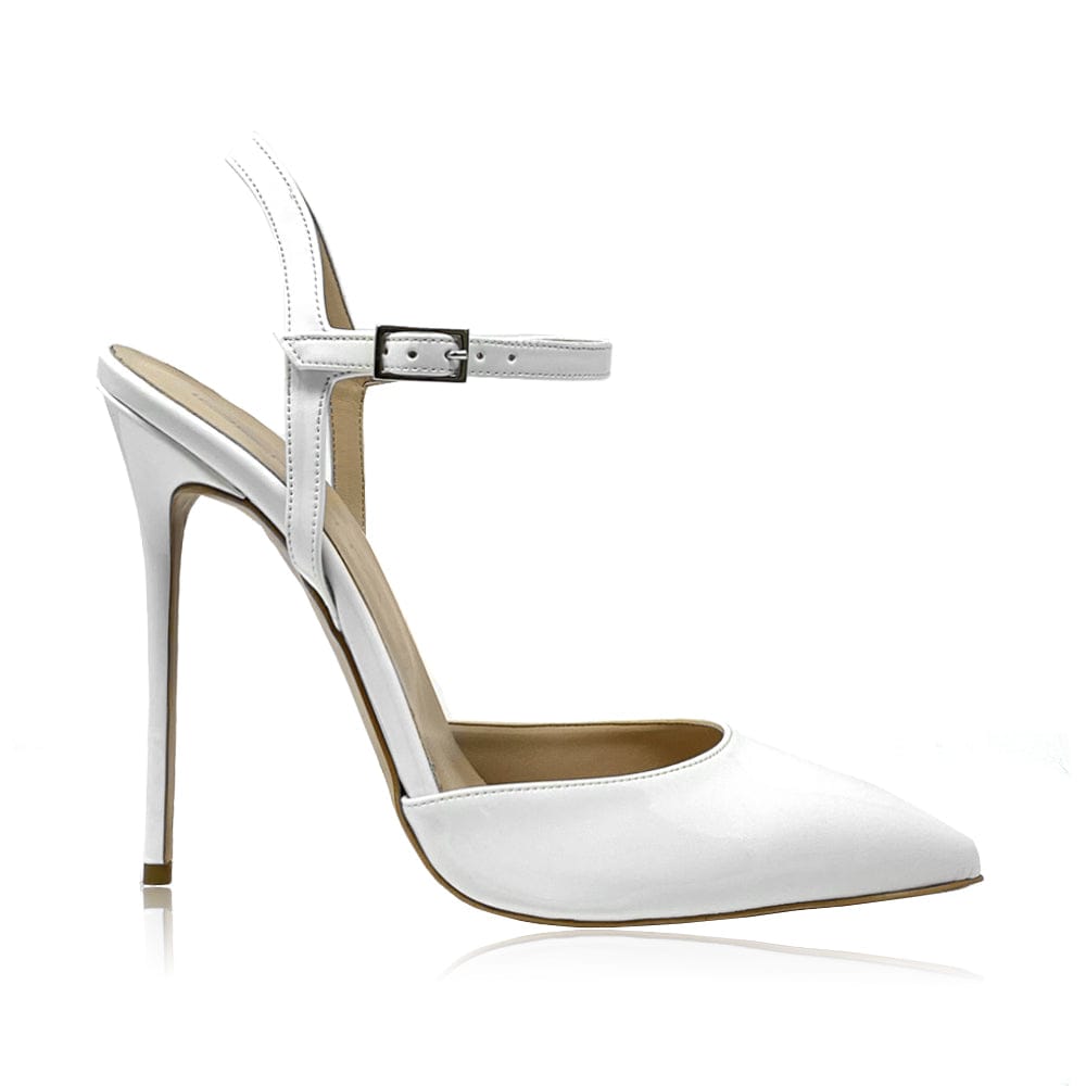 Identità Slingback LARA VERNICE BIANCO