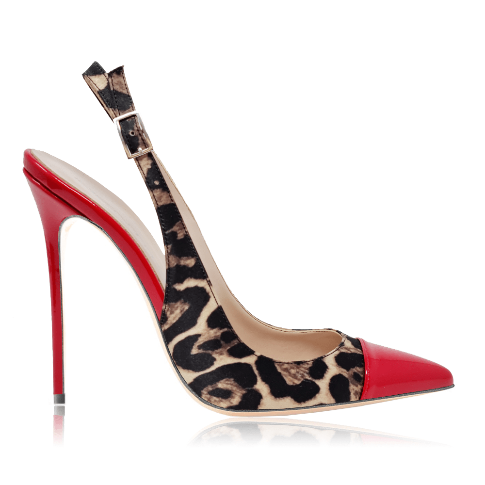 Identità Slingback TAKA RASO ANIMALIER