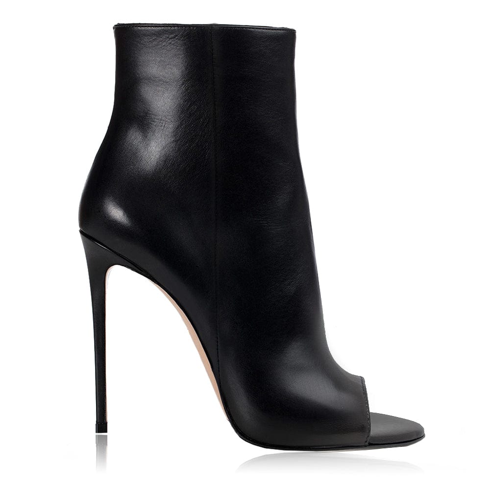 Ankle boots Ariel black leather Woman