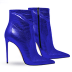 Identità Stivaletti MIRELLE LAMINATO BLU