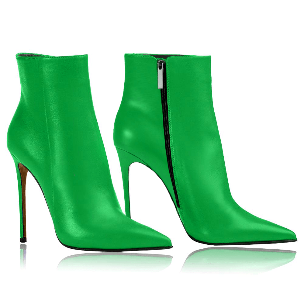 Identità Stivaletti SEKI PELLE VERDE