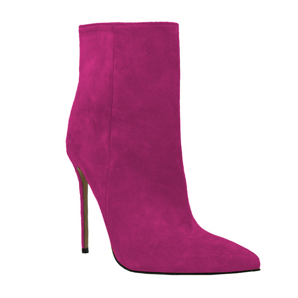 Identità Stivaletti SEKI SCAMOSCIATO FUCSIA