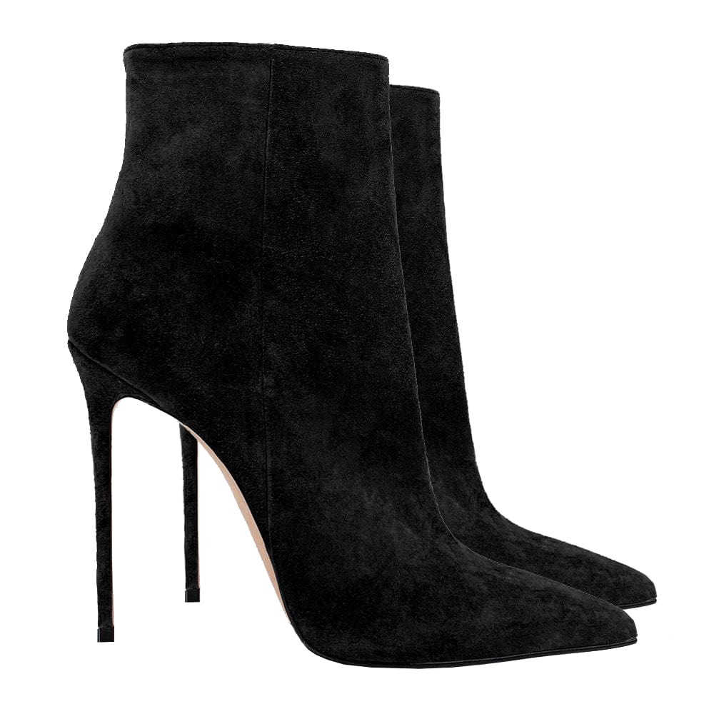 Ankle boots Seki black suede Woman