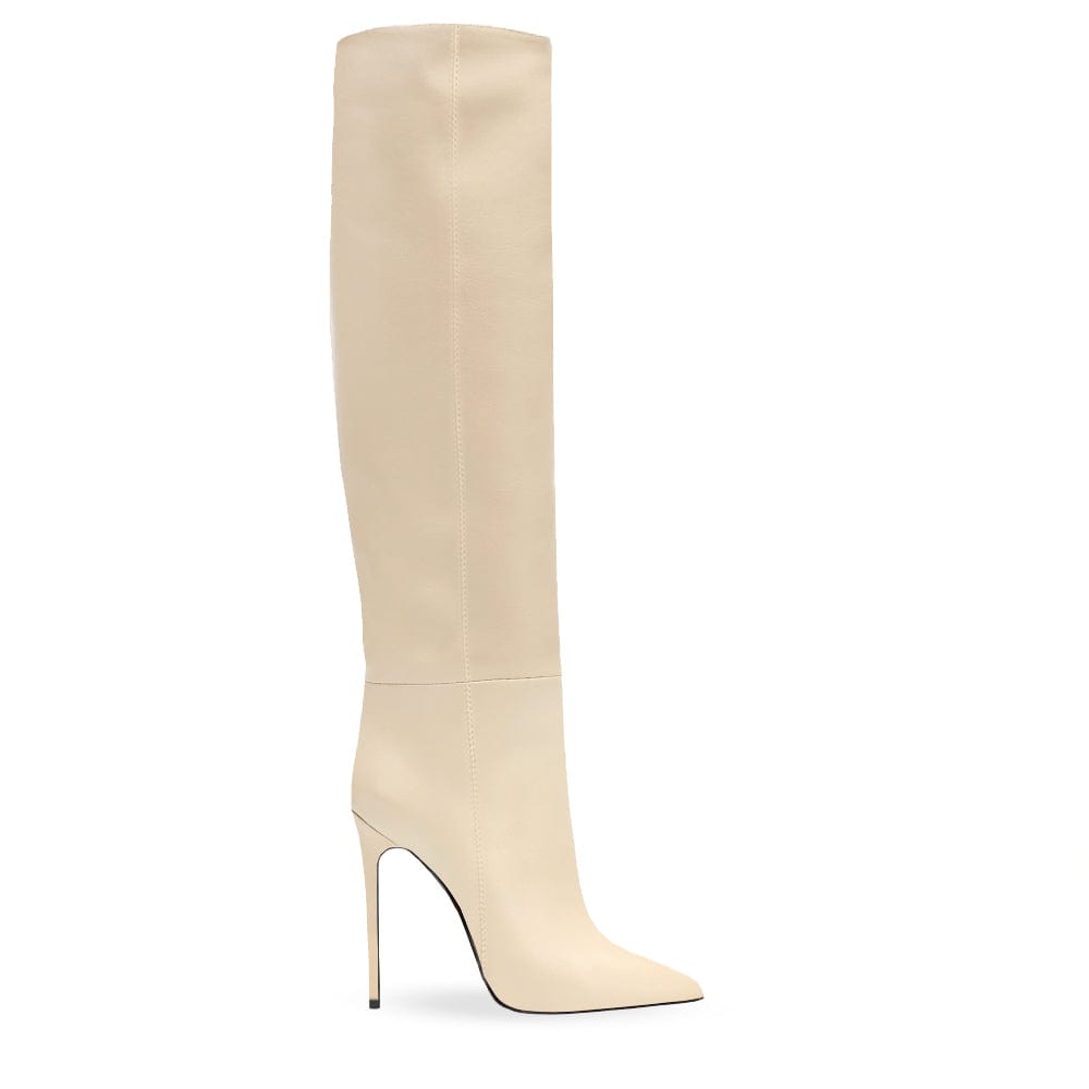 Identità Stivali DAYNA PELLE CREMA