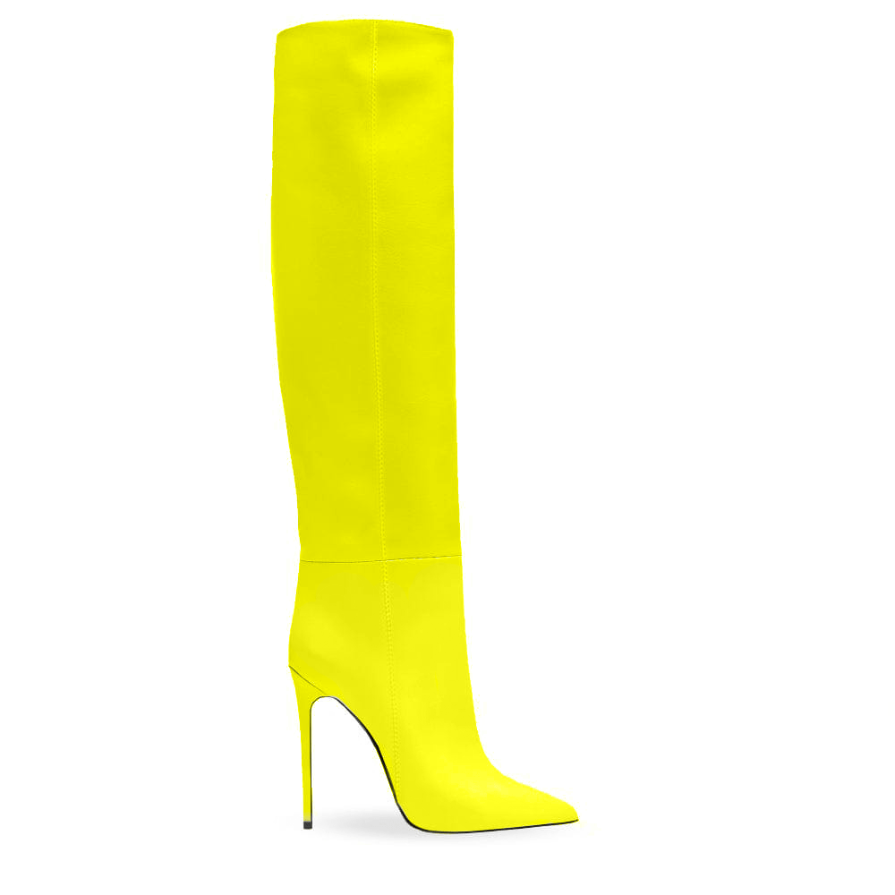Identità Stivali DAYNA PELLE GIALLO
