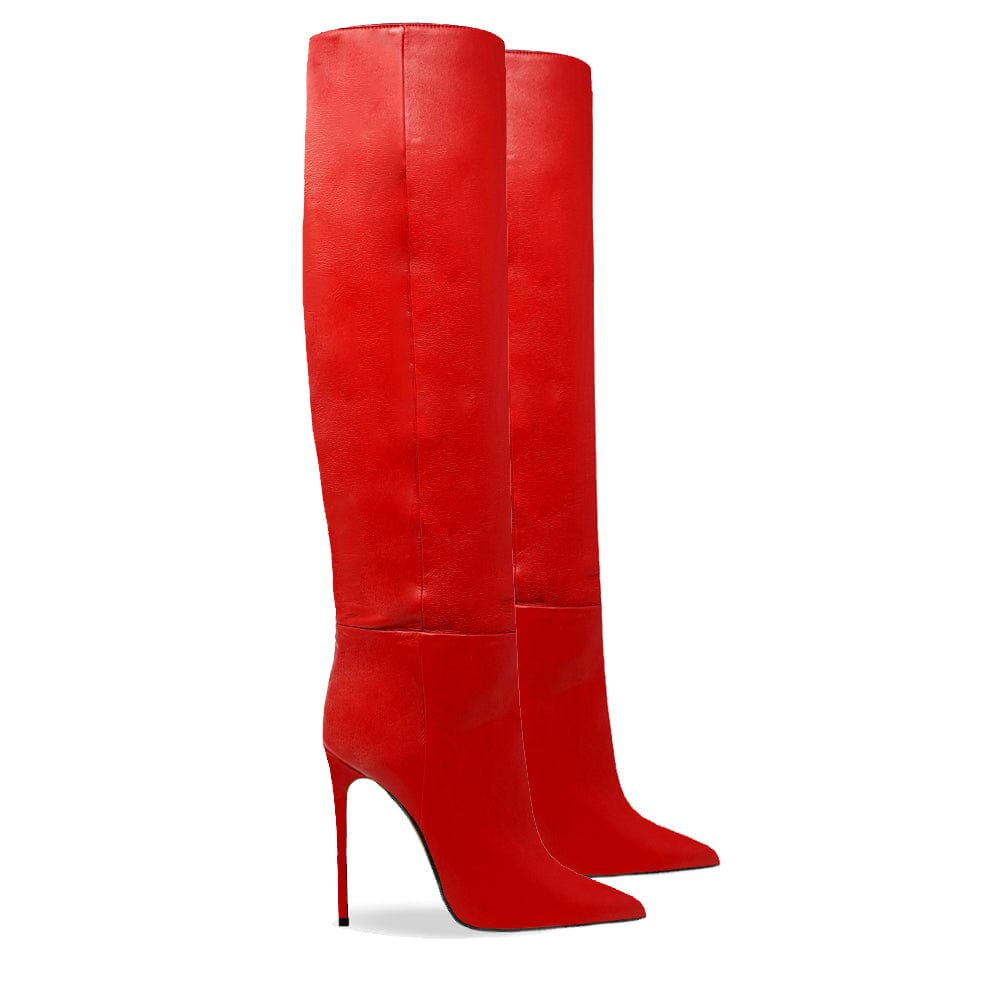 Identità Stivali DAYNA PELLE ROSSO