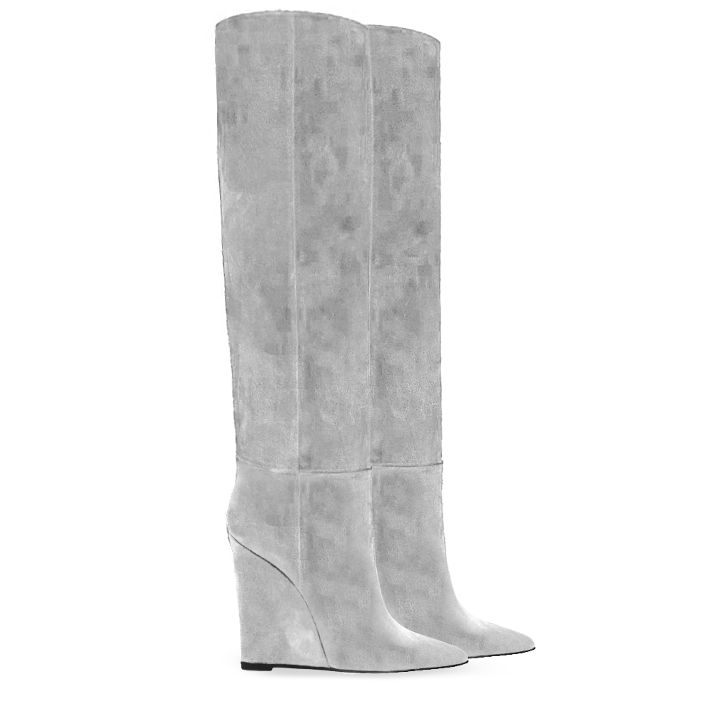 Identità Stivali FARAH CAMOSCIO GRIGIO