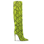 Identità Stivali GWEN VERNICE VERDE LIME