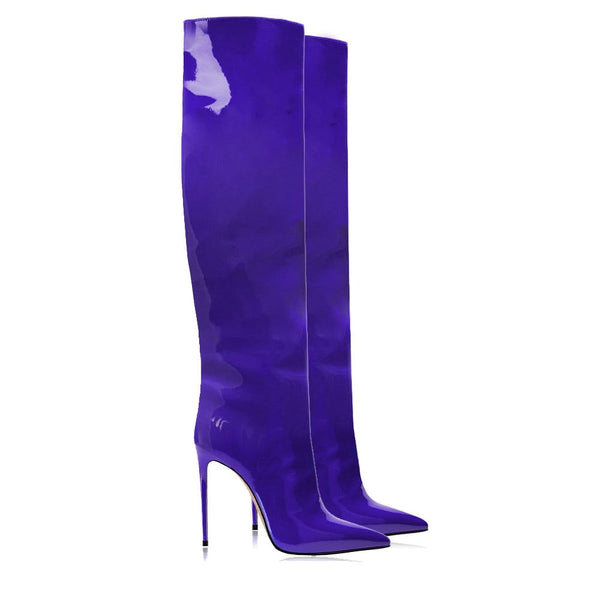 Boots Karen purple patent Woman