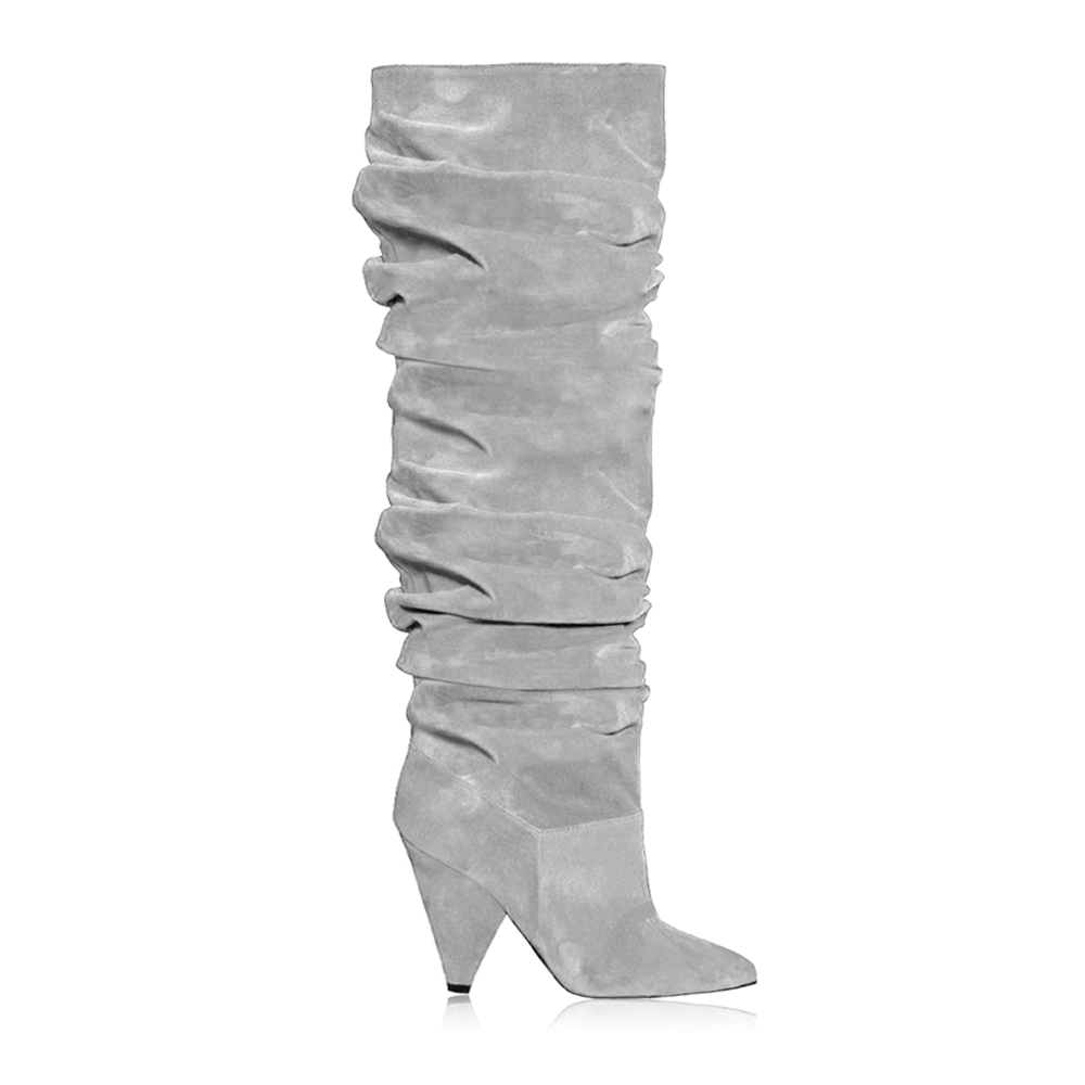 Identità Stivali KYRA SCAMOSCIATO GRIGIO